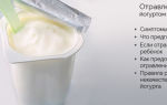 Что делать при отравлении йогуртом?